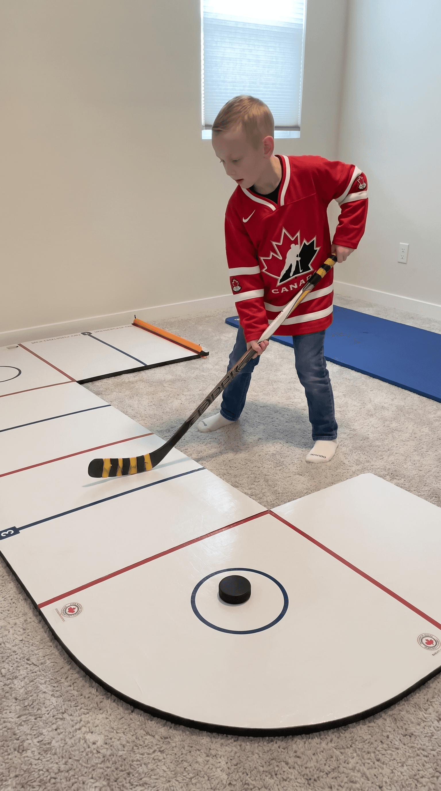 Stick-handling before coaching
